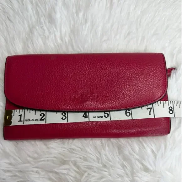 COACH RED Wallet - Picture 13 of 13